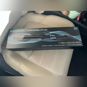 Bio ionic 1”inch extra long barrel curling iron